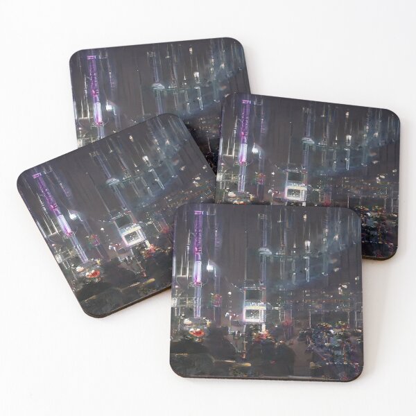 Item preview, Abstract Solarpunk Future City designed and sold by BioDigital-Jazz.