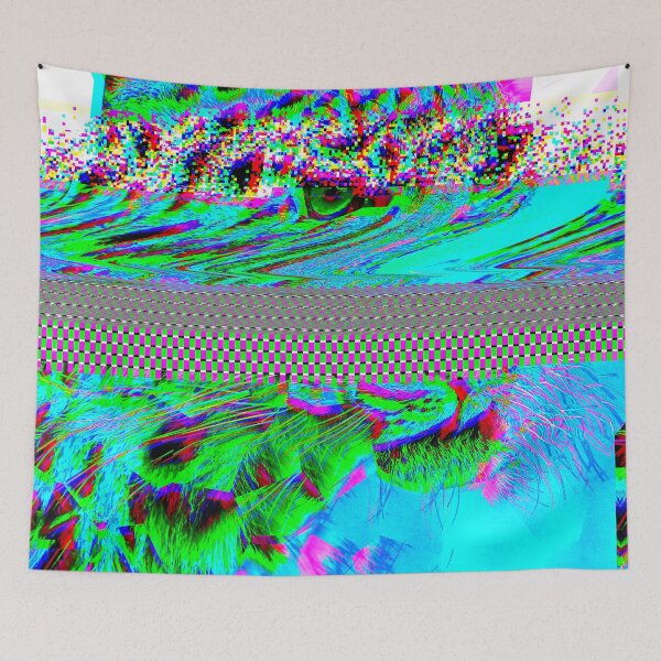 Item preview, Leopard Glitch Art designed and sold by glitchhub.
