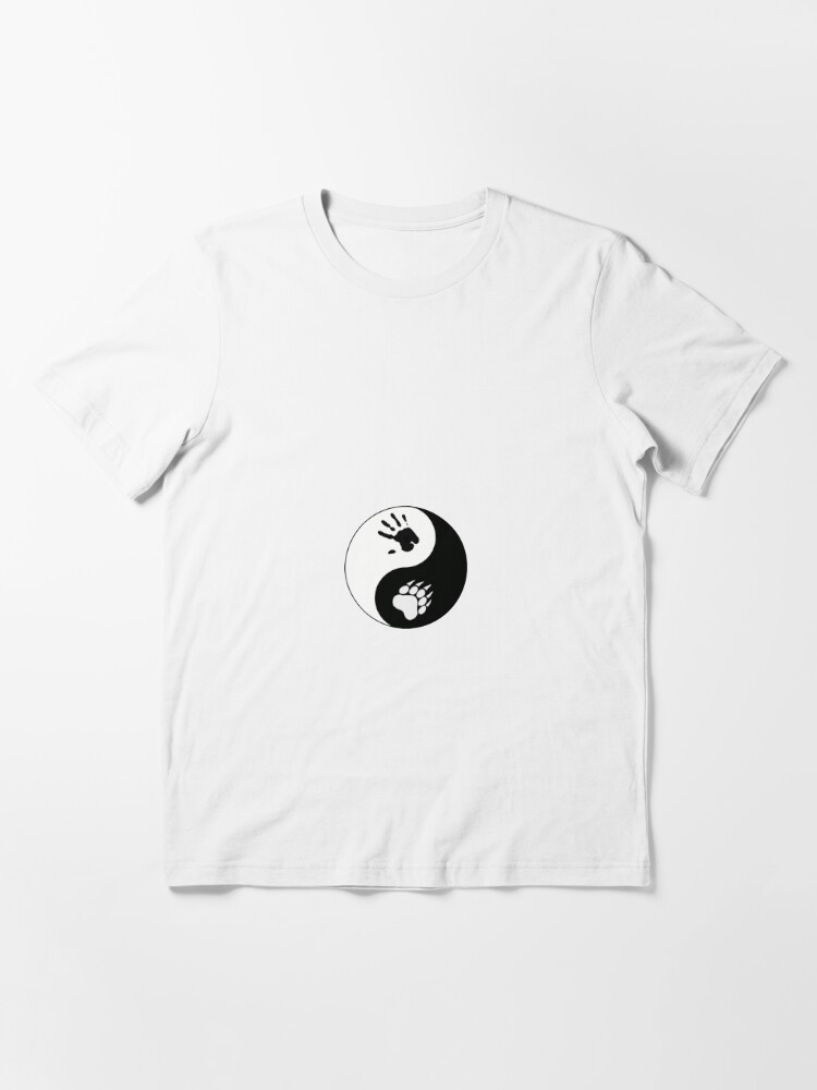 Bear Therian Ying Yang Sticker (Square) Bear Therian Ying Yang