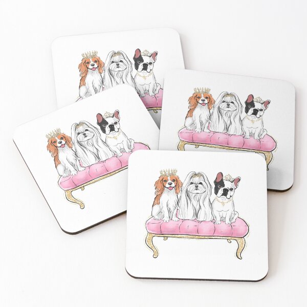 Item preview, Cute dogs fashion illustration designed and sold by Lalanacliparts.