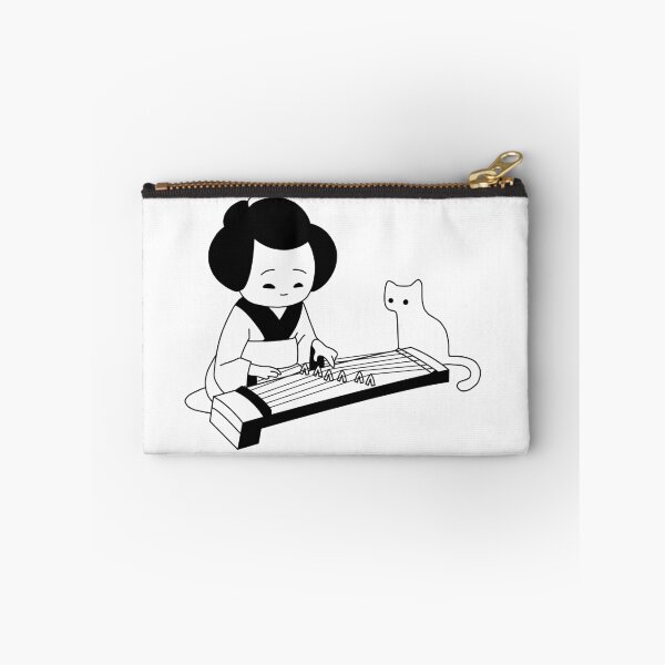Item preview, Japanese girl playing Koto designed and sold by line-on-line.