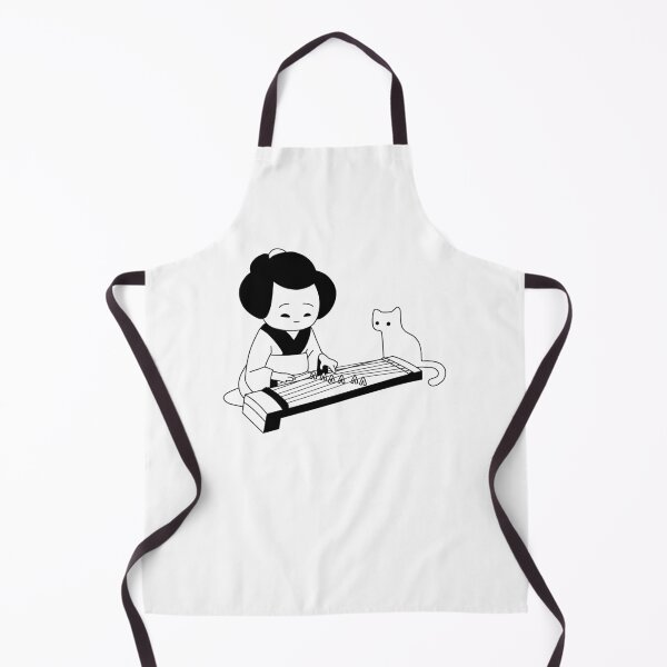 Item preview, Japanese girl playing Koto designed and sold by line-on-line.