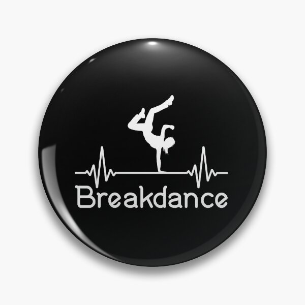 Item preview, Breakdance Breakdancing Break-dancer Heartbeat designed and sold by CuteDesigns1.