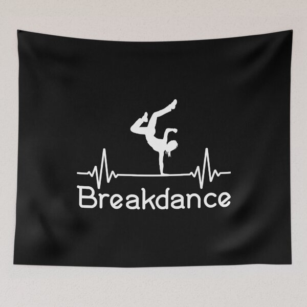 Item preview, Breakdance Breakdancing Break-dancer Heartbeat designed and sold by CuteDesigns1.