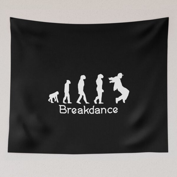 Item preview, Breakdance Breakdancing Break-dancer Funny Evolution designed and sold by CuteDesigns1.