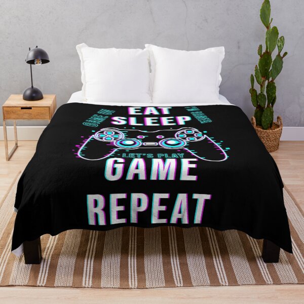 Item preview, Eat Sleep Game Repeat designed and sold by Rickann.