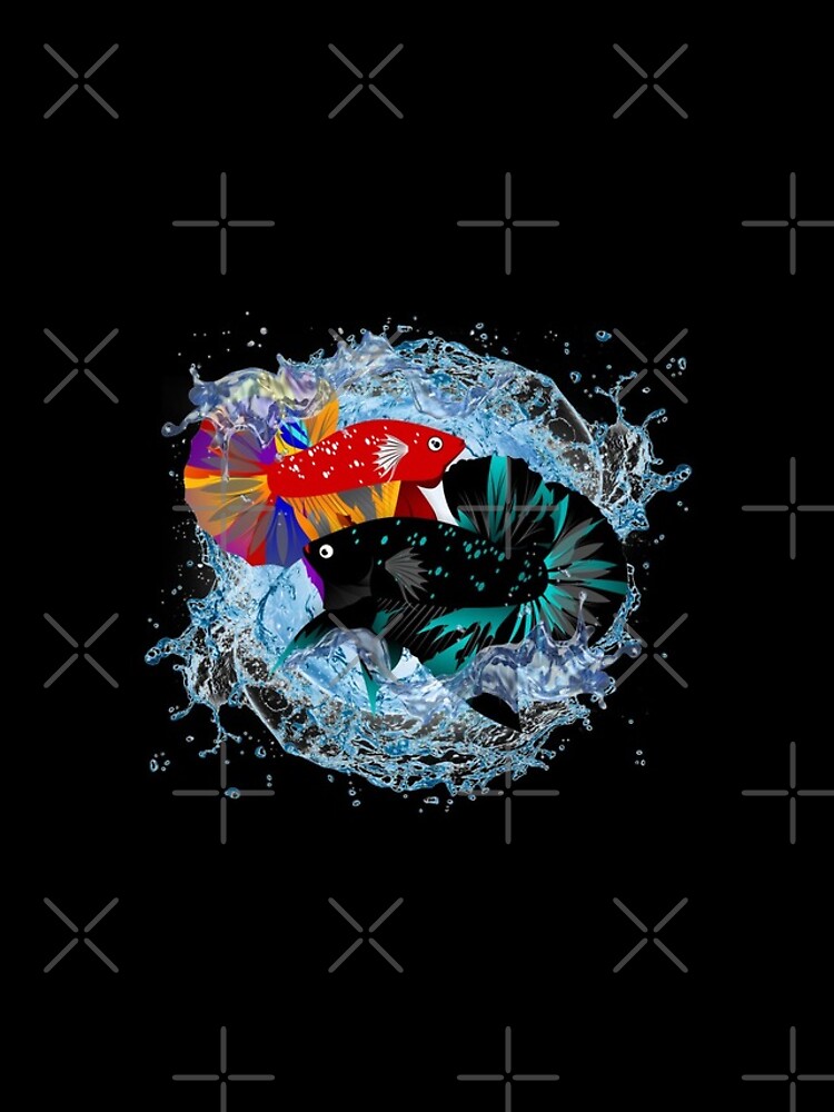Thumbnail 4 of 4, iPhone Case, Multicolour Betta Fish designed and sold by InraezPROJECT.