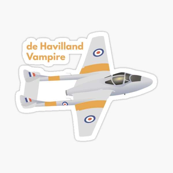 Vista previa del artículo con la obra «de Havilland Vampire Avión británico de la Segunda Guerra Mundial», diseñado y vendido por NorseTech.