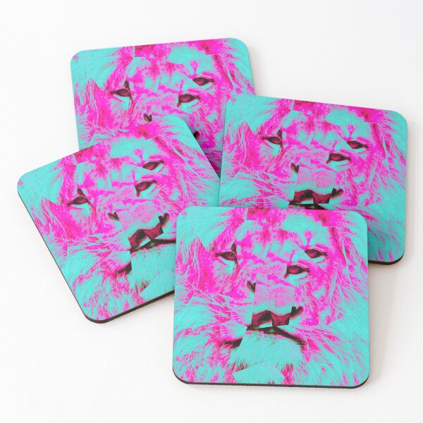 Item preview, Lion Vaporwave Glitch Art designed and sold by glitchhub.