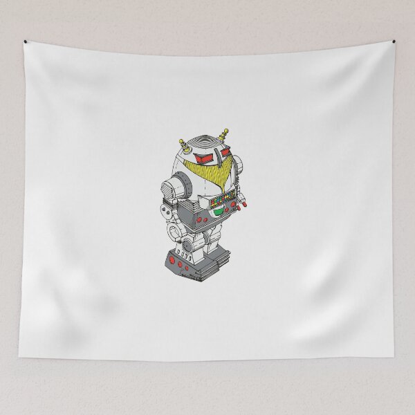 Item preview, Sci-fi toy robot vector drawing designed and sold by binti163.