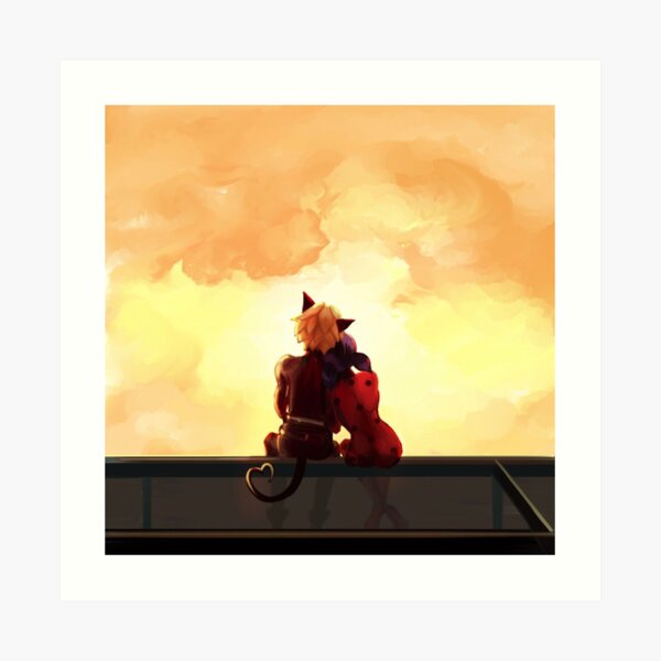 Ladynoir at the sunrise from MLB Art Print