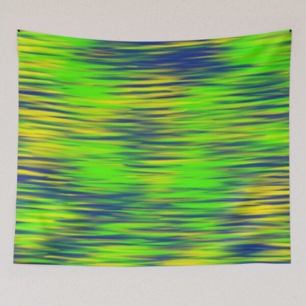 Item preview, Green, Yellow, and Blue Water Pattern designed and sold by rainestore.