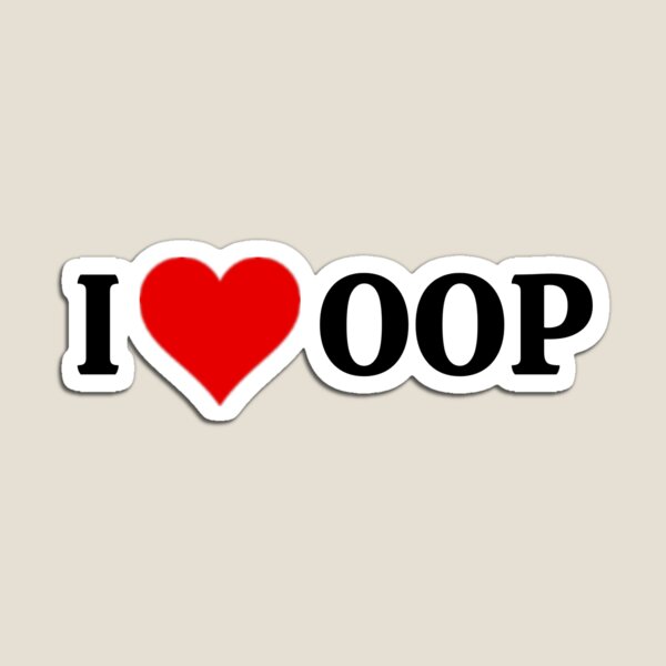 Item preview, I Love OOP designed and sold by code-ninja.