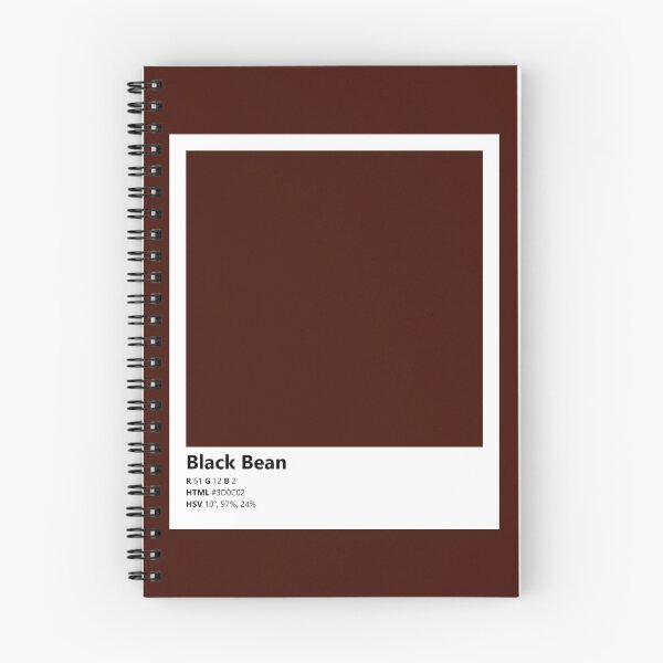 Item preview, Color Swatch/Card (Black Bean) designed and sold by Pestorian.