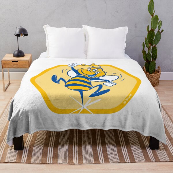 Item preview, Honeycomb Bee Color Retro 40s Classic Cartoon Style designed and sold by skullislandprod.