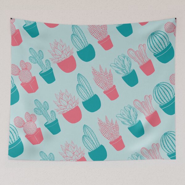 Item preview, Colourful succulent pattern  designed and sold by Arimona.