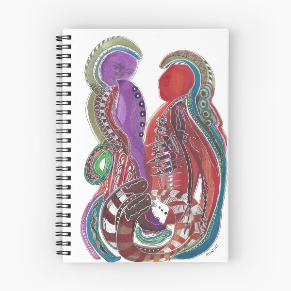 Item preview, Knives Are Out Ink Blot Intuitive painting designed and sold by Bonnie Mincu.