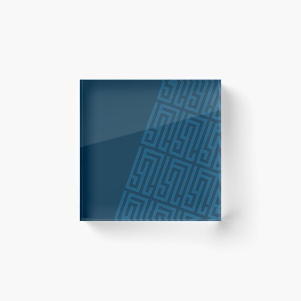 Item preview, Dark blue labyrinth geometrical design designed and sold by Arimona.