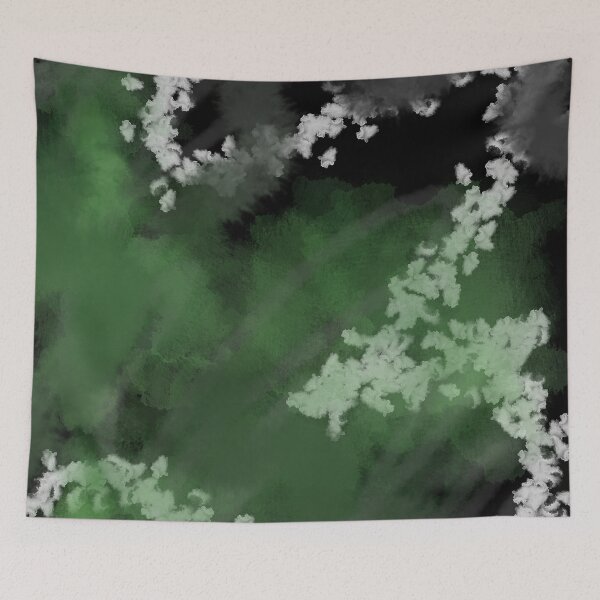 Item preview, Green and Black Abstract designed and sold by IdrisRose.