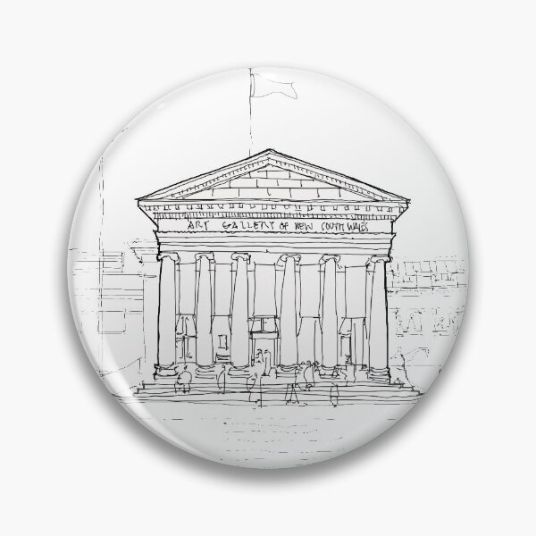 Item preview, caam: art gallery of NSW sketch designed and sold by artefact32.