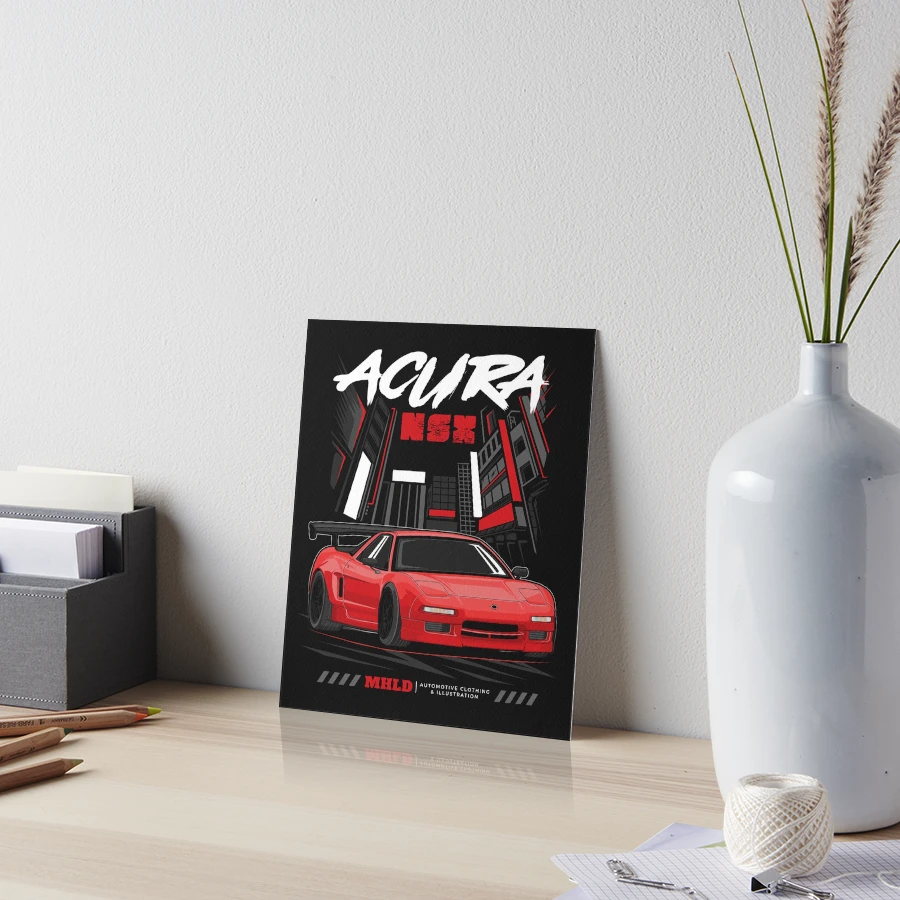 Honda Acura NSX Sport Car Illustration