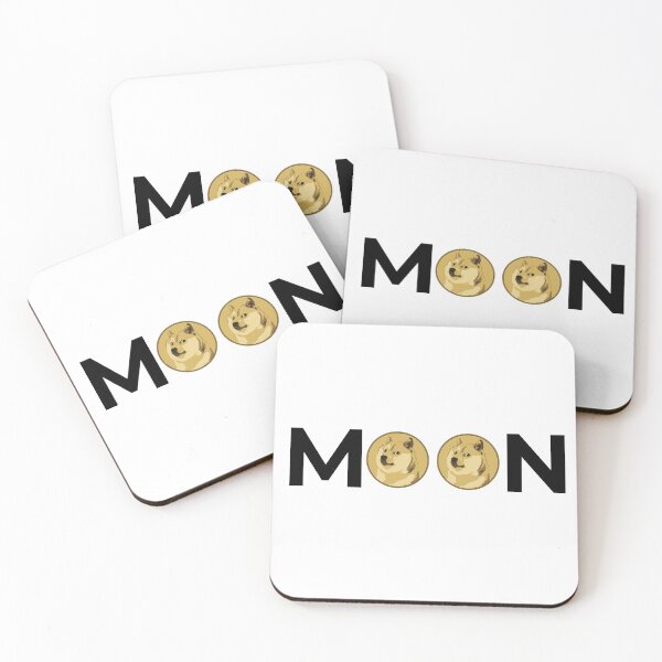Item preview, Doge Moon Dogecoin Cryptocurrency designed and sold by MktngMultiverse.