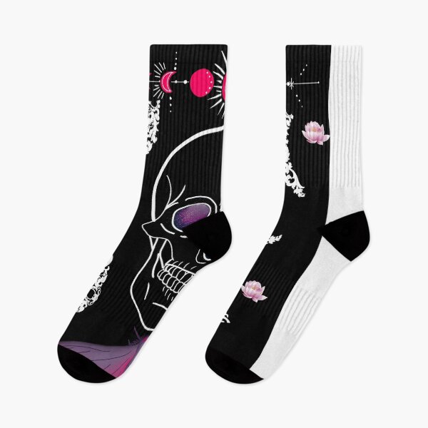Item preview, Lily Skull and Moon Phases designed and sold by IdrisRose.