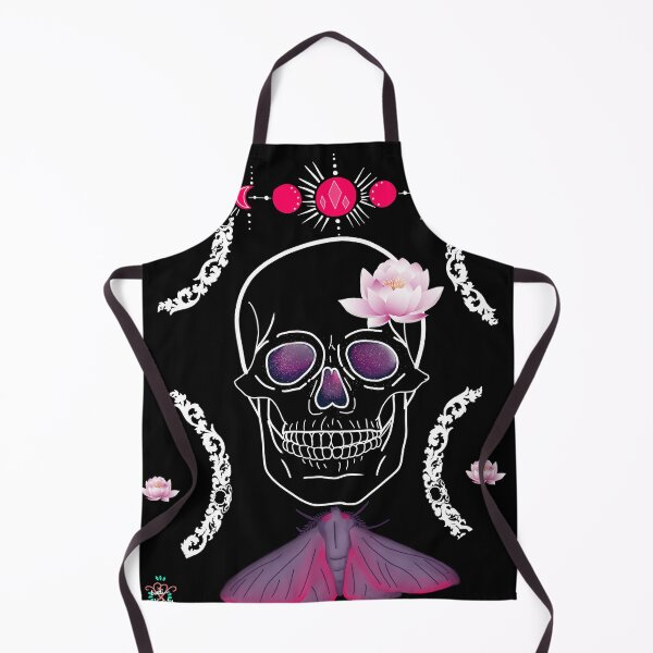 Item preview, Lily Skull and Moon Phases designed and sold by IdrisRose.