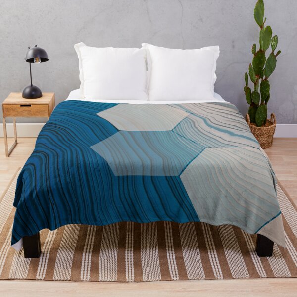 Item preview, Calm beach hexagon design designed and sold by Arimona.