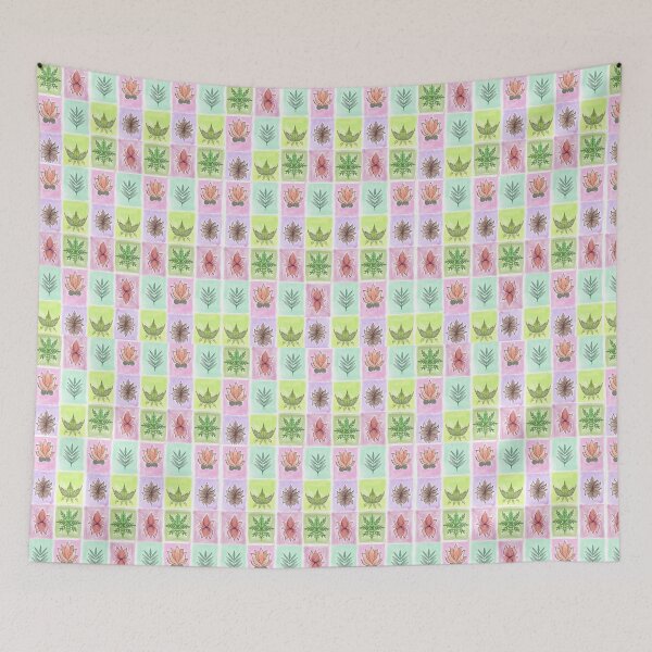 Item preview, Weedy flowers designed and sold by Moksha Patterns.