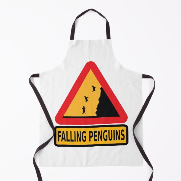 Item preview, Falling penguins warning designed and sold by binti163.