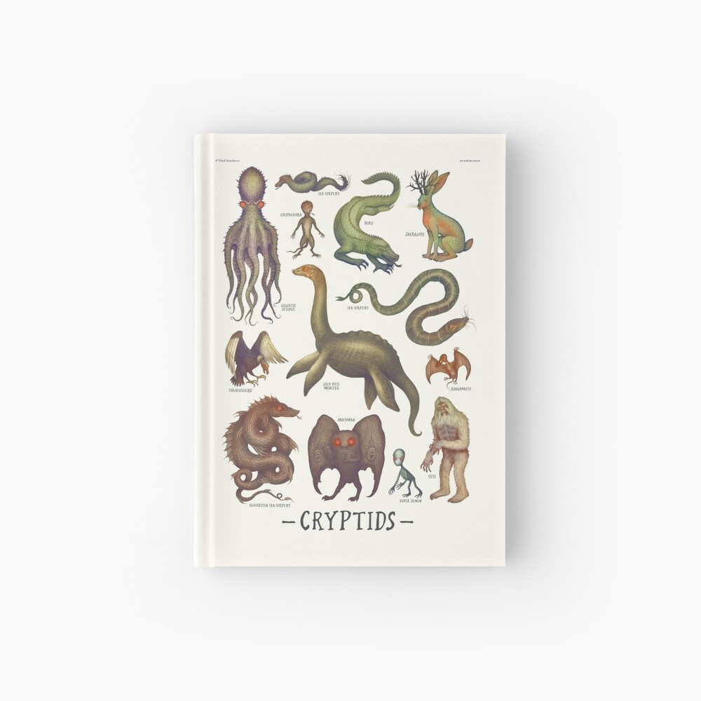 Cryptids, Cryptozoology species Hardcover Journal