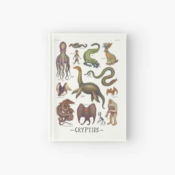 Cryptids, Cryptozoology species Hardcover Journal