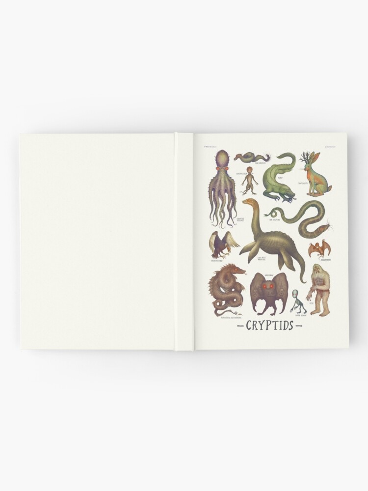 Alternate view of Cryptids, Cryptozoology species Hardcover Journal