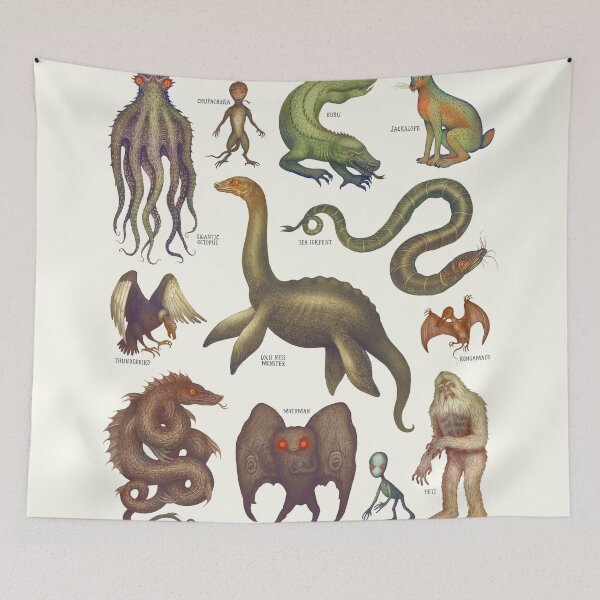 Item preview, Cryptids, Cryptozoology species designed and sold by Cabinet Of Curiosities by Vlad.