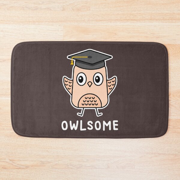 Item preview, Owlsome. Graduation gift. Awesome Owl With College Cap designed and sold by TashaVector.