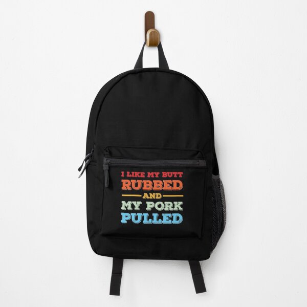 Item preview, I Like My Butt Rubbed and My Pork Pulled | Funny BBQ Pig designed and sold by TheMattDesigns.