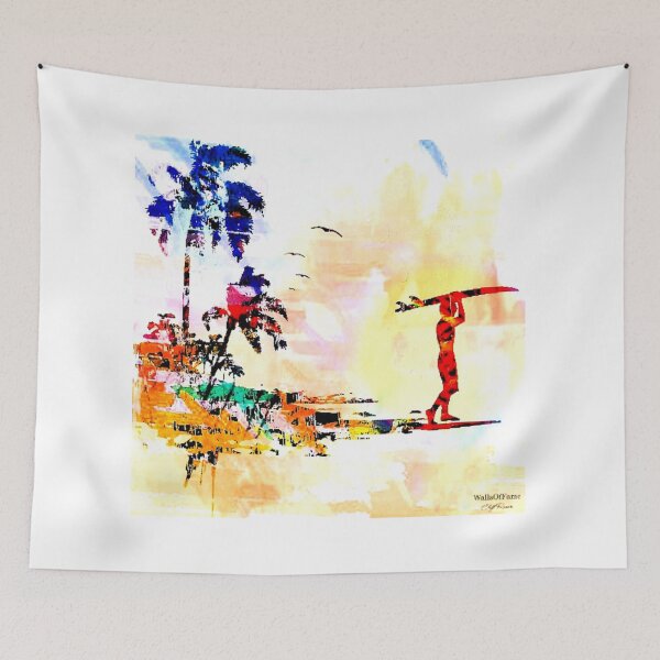 Item preview, Beach Sunset Digital Painting 1 WallsOfFame.com.au designed and sold by WallsOfFameAust.
