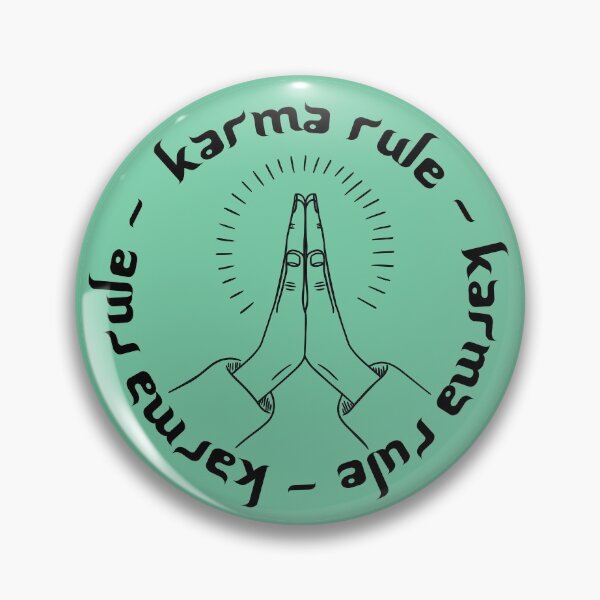 Item preview, Karma Rule - We Prey for Karma Rule - Mint Green designed and sold by NoMatterLab.