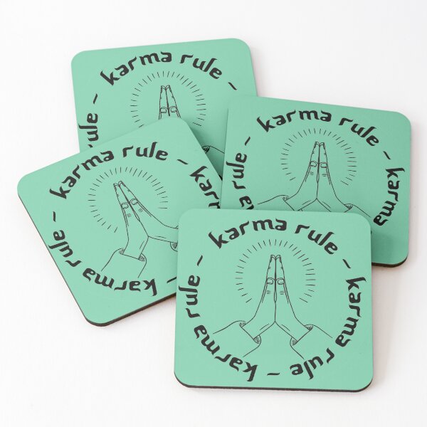 Item preview, Karma Rule - We Prey for Karma Rule - Mint Green designed and sold by NoMatterLab.