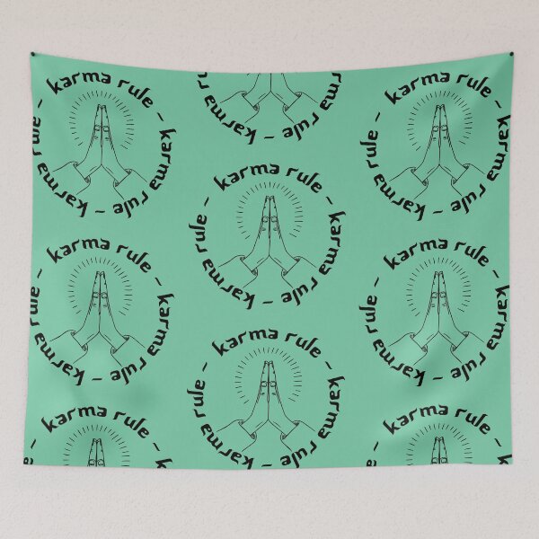 Item preview, Karma Rule - We Prey for Karma Rule - Mint Green designed and sold by NoMatterLab.