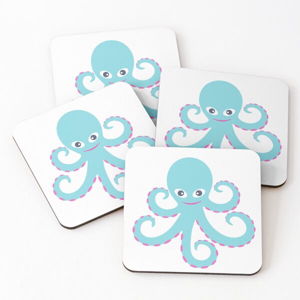 Item preview, Sky blue octopus designed and sold by treasure-crafts.