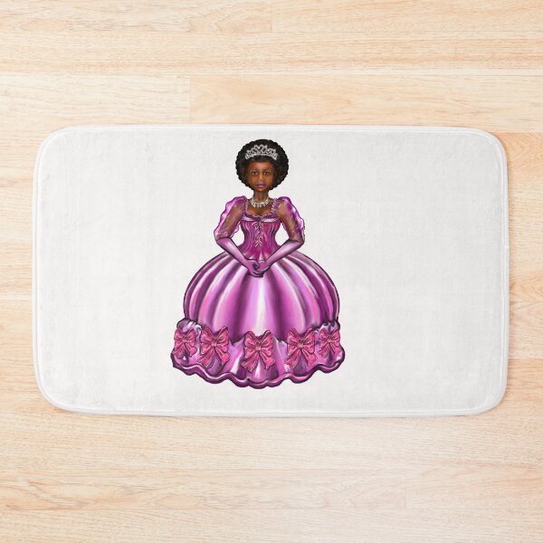 Item preview, Princess -  Black Afro Princess in purple  vii ! beautiful  black girl with Afro hair, brown eyes and dark brown skin. Hair love ! designed and sold by Artonmytee.