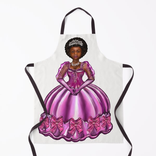 Item preview, Princess -  Black Afro Princess in purple  vii ! beautiful  black girl with Afro hair, brown eyes and dark brown skin. Hair love ! designed and sold by Artonmytee.