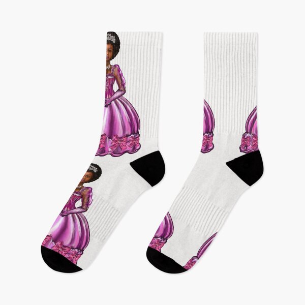 Item preview, Princess -  Black Afro Princess in purple  vii ! beautiful  black girl with Afro hair, brown eyes and dark brown skin. Hair love ! designed and sold by Artonmytee.
