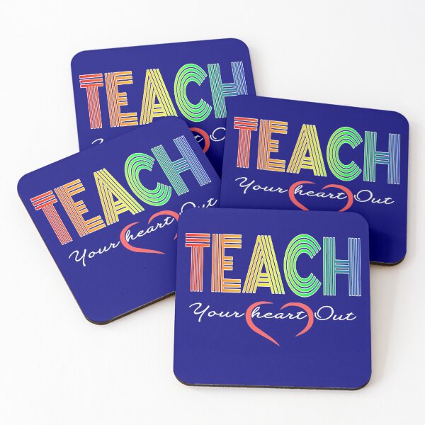 Item preview, teacher teach your heart out shirt, teacher gift idea designed and sold by hanlynstyle.