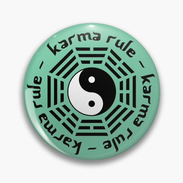 Item preview, Karma Rule - Yin Yang Balance - Mint Green designed and sold by NoMatterLab.