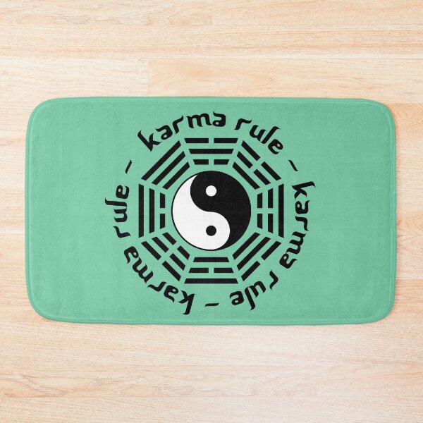 Item preview, Karma Rule - Yin Yang Balance - Mint Green designed and sold by NoMatterLab.