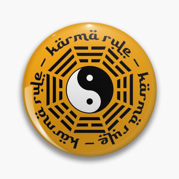 Item preview, Karma Rule - Yin Yang Balence - Orange designed and sold by NoMatterLab.