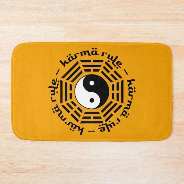 Item preview, Karma Rule - Yin Yang Balence - Orange designed and sold by NoMatterLab.